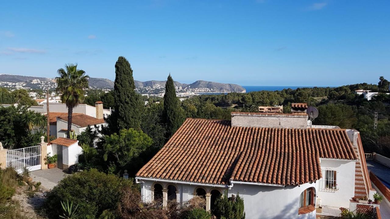 Rosalalinda - Cosy Semi-Detached Home With Sea Views And Large Terrace Moraira Exteriér fotografie